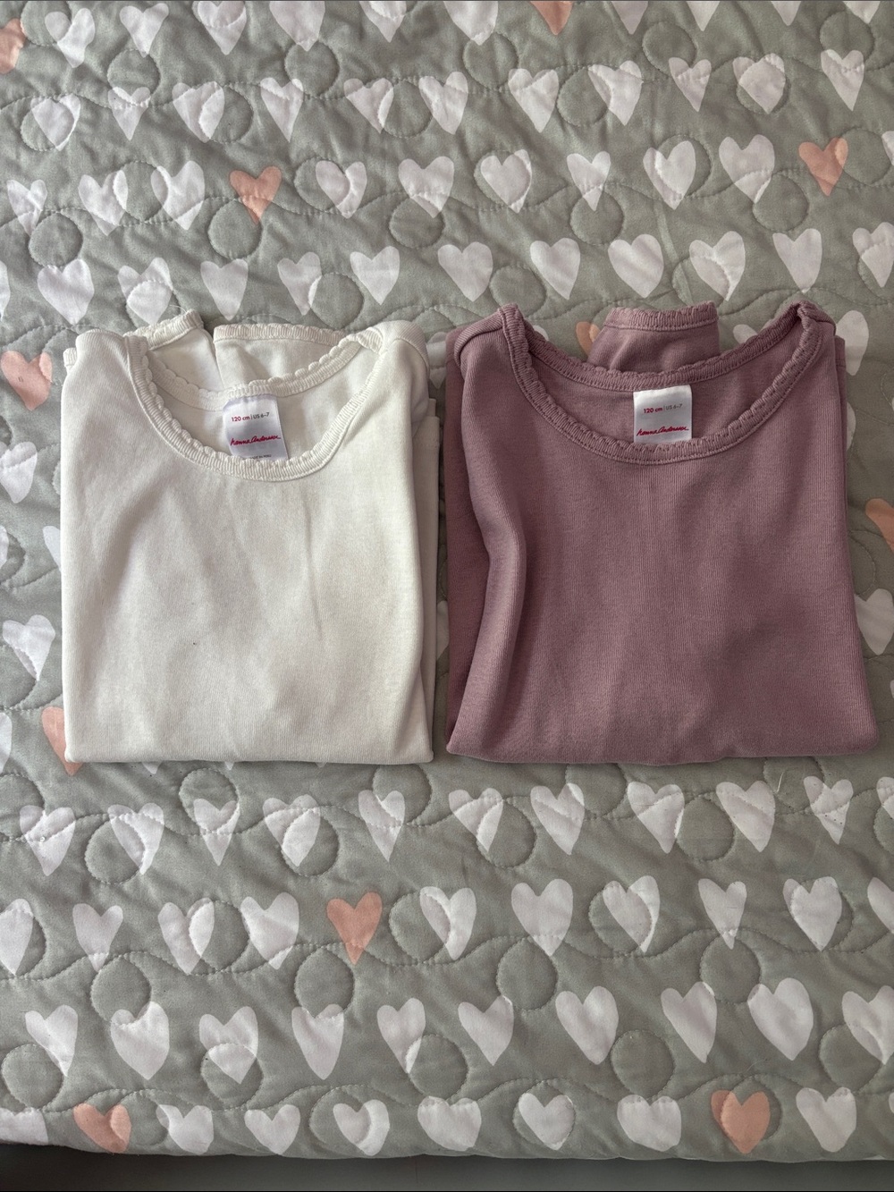 2 Hanna Anderson Long-Sleeve Tops